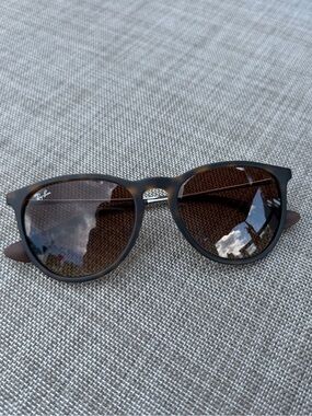 Ray-Ban Erika Brown Frame Sunglasses with Brown Lenses